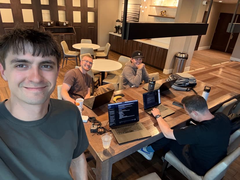Team at the hotel